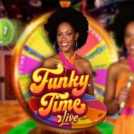Funky Time slot visual from Evolution available on telbetcasino.ca