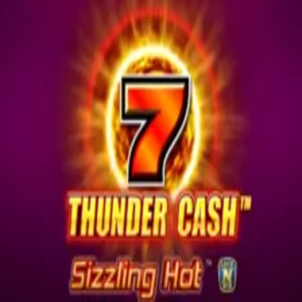 Thunder Cash Sizzling Hot online game logo by Novomatic on telbetcasino.ca